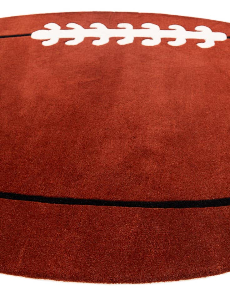 Detail image of 5' 3 x 9' Playtime Kids Wool Rug