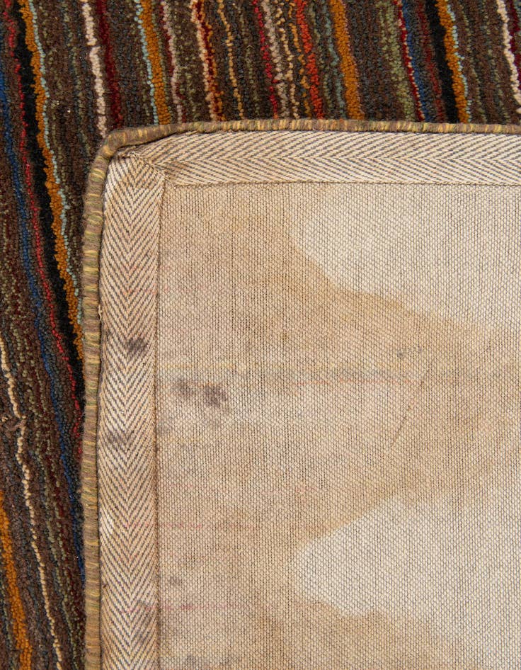 Detail image of 6' 8 x 9' 8 Reproduction Gabbeh Wool Rug