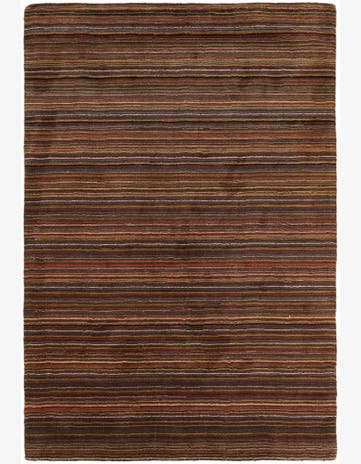6' 8 x 9' 8 Reproduction Gabbeh Wool Rug