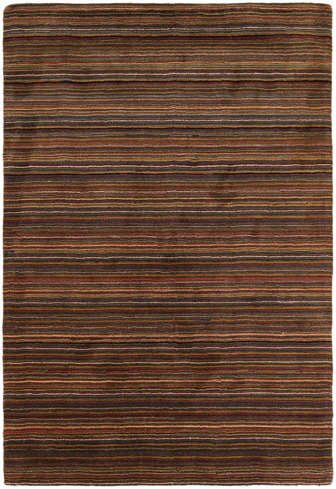 6' 8 x 9' 8 Reproduction Gabbeh Wool Rug