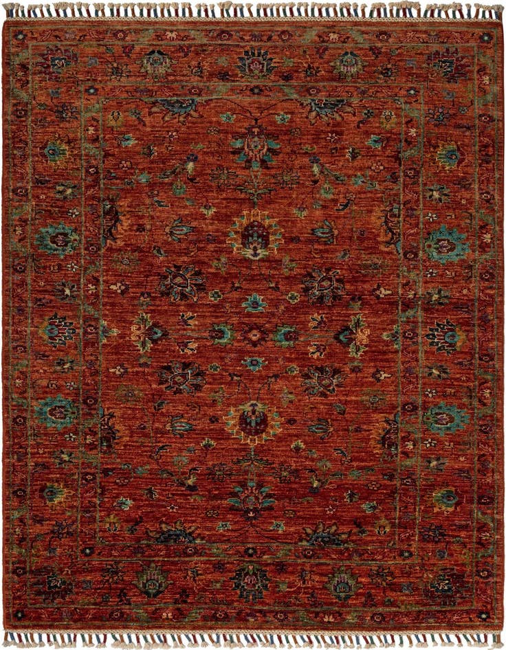 Detail image of 4' 2 x 6' Samarkand Wool Rug