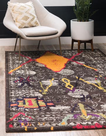 3' 3 x 5' 3 Washable Santa Fe Rug
