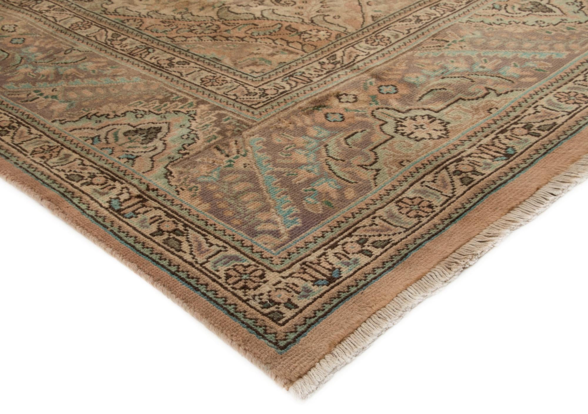 8' 2 x 11' 2 Hand Knotted Sarough Persian Wool Rug