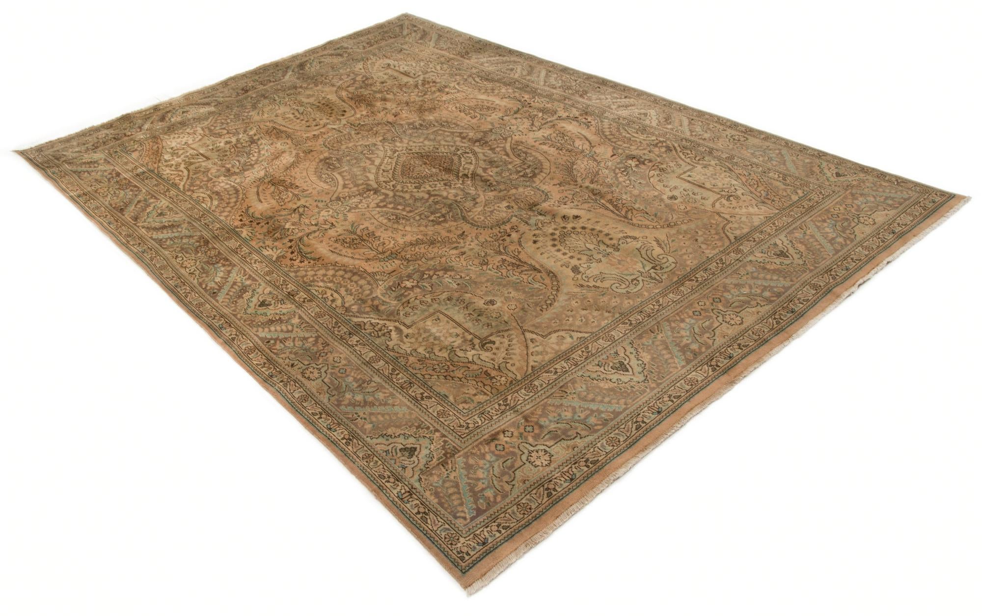 8' 2 x 11' 2 Hand Knotted Sarough Persian Wool Rug