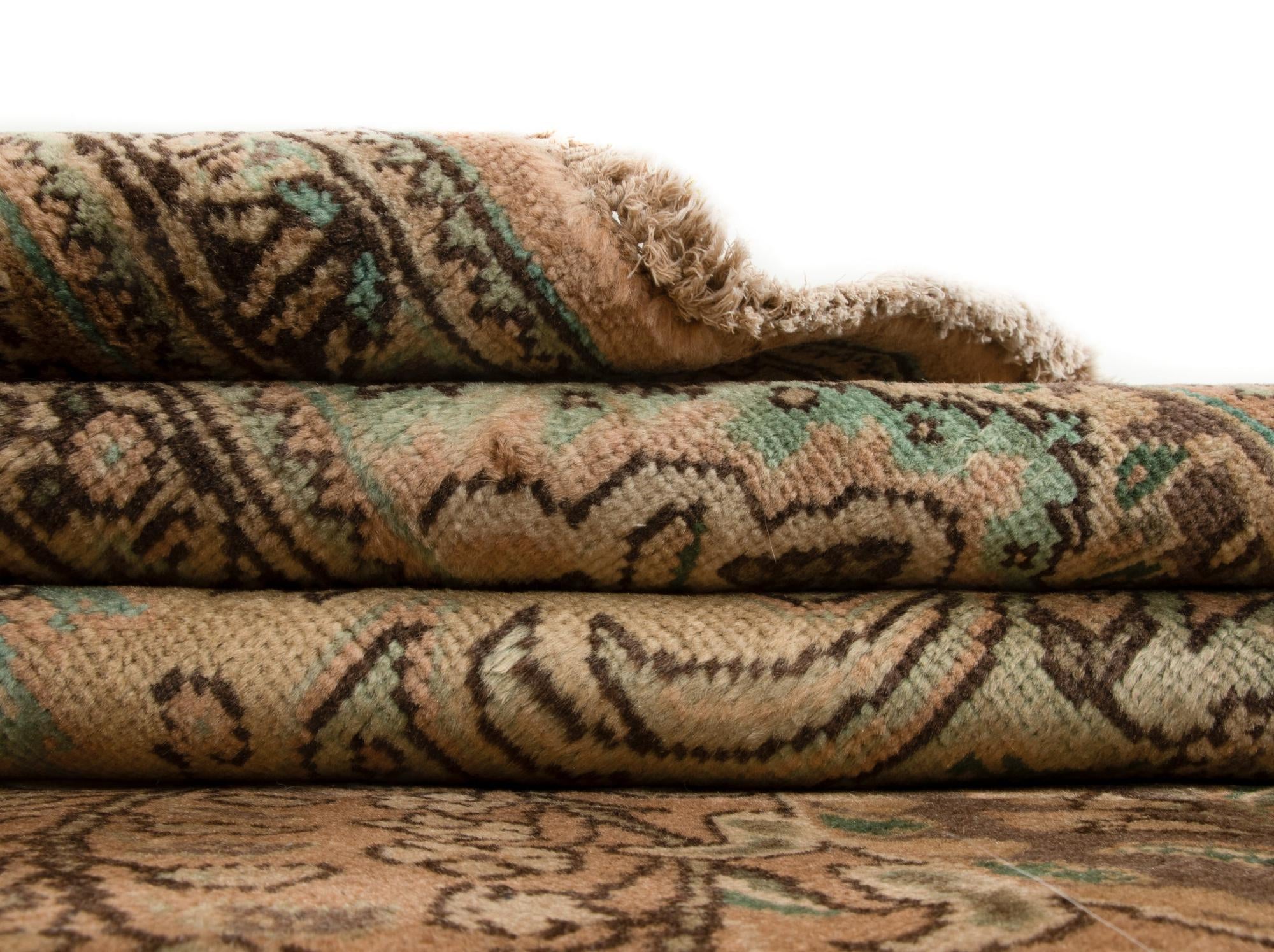 8' 2 x 11' 2 Hand Knotted Sarough Persian Wool Rug