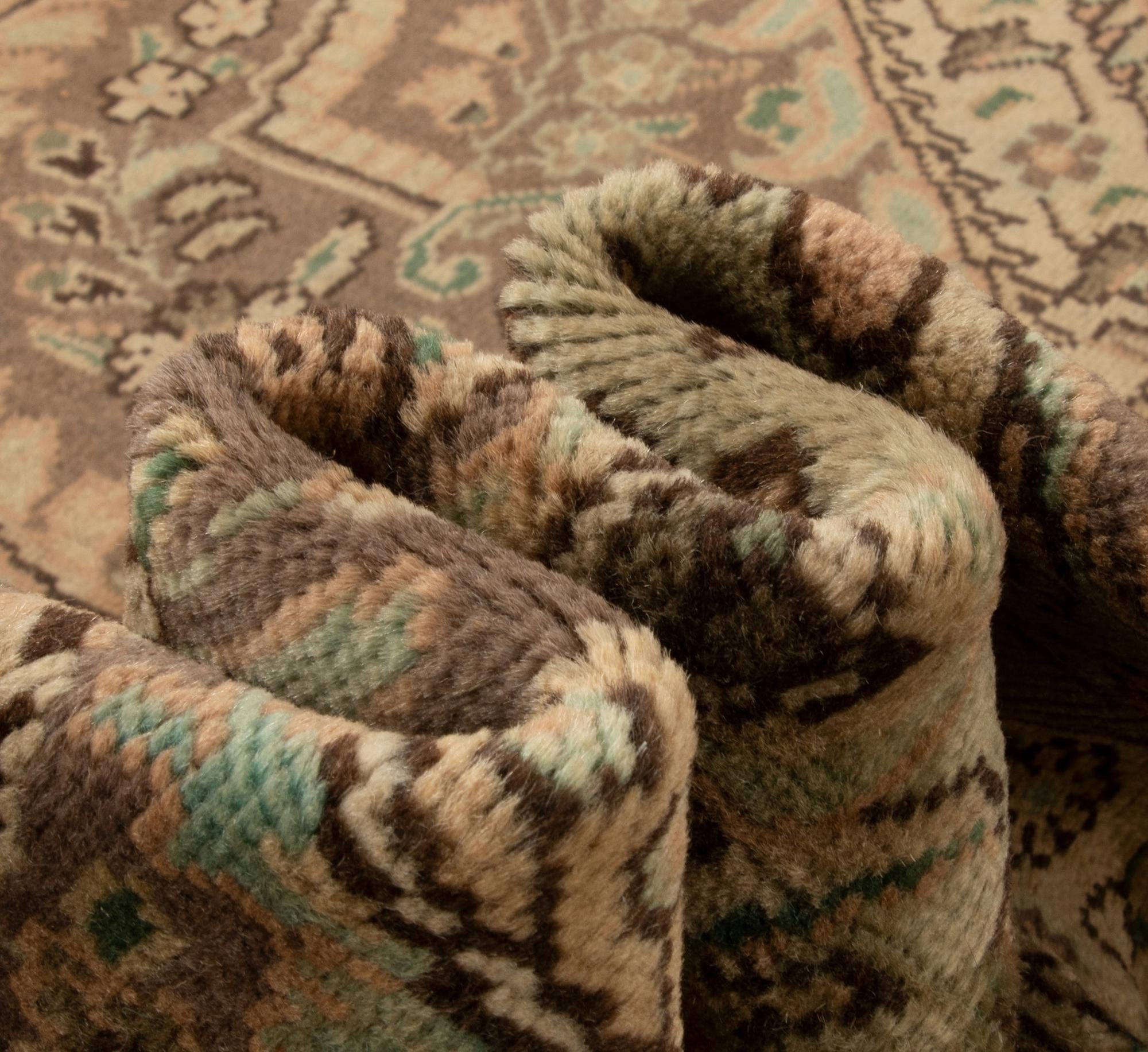 8' 2 x 11' 2 Hand Knotted Sarough Persian Wool Rug