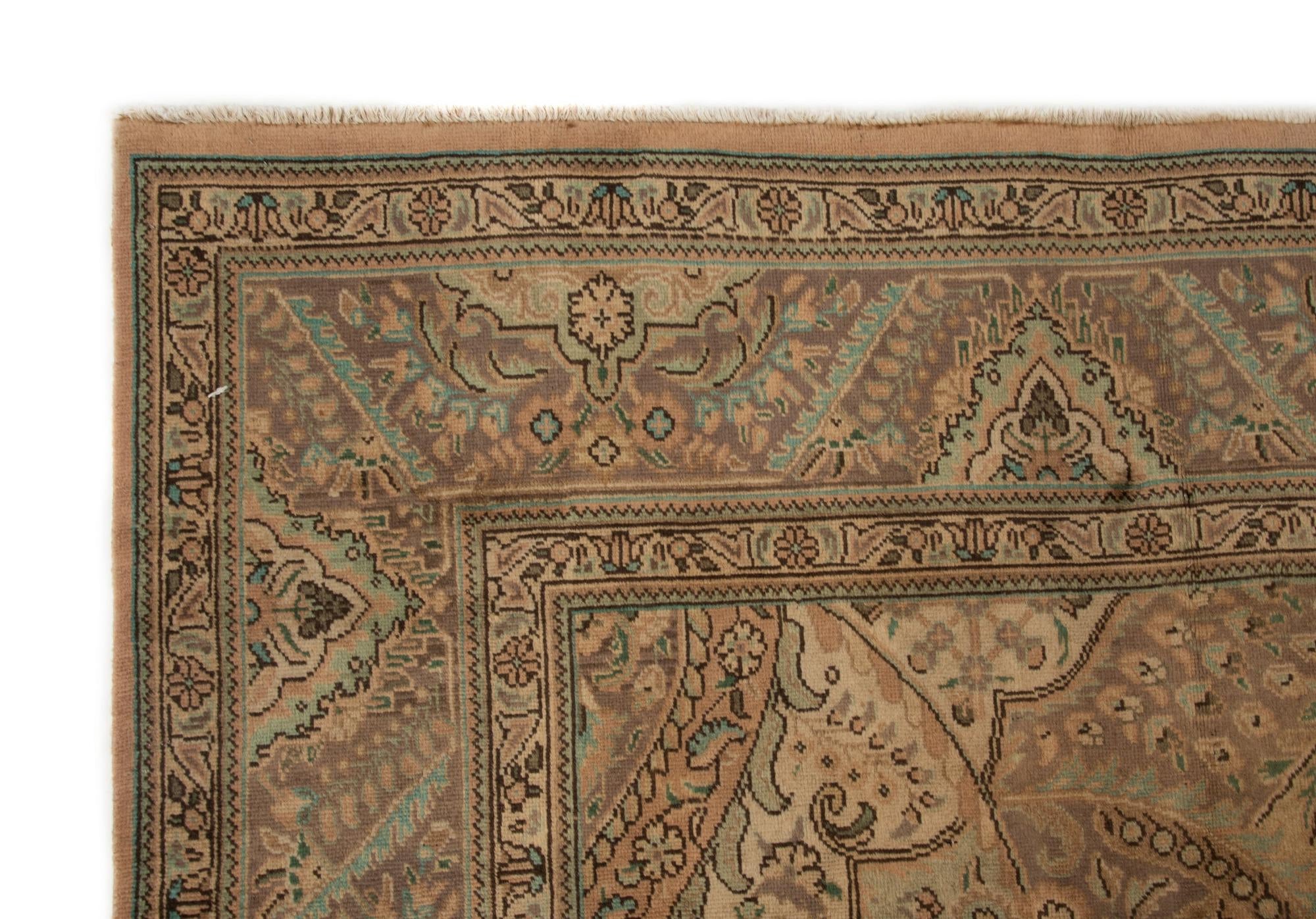 8' 2 x 11' 2 Hand Knotted Sarough Persian Wool Rug