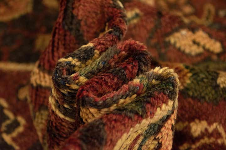 8' 9 x 12' 1 Hand Knotted Sarough Persian Wool Rug