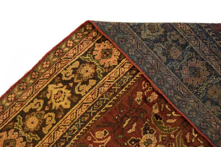 8' 9 x 12' 1 Hand Knotted Sarough Persian Wool Rug