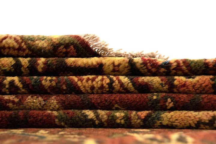 8' 9 x 12' 1 Hand Knotted Sarough Persian Wool Rug