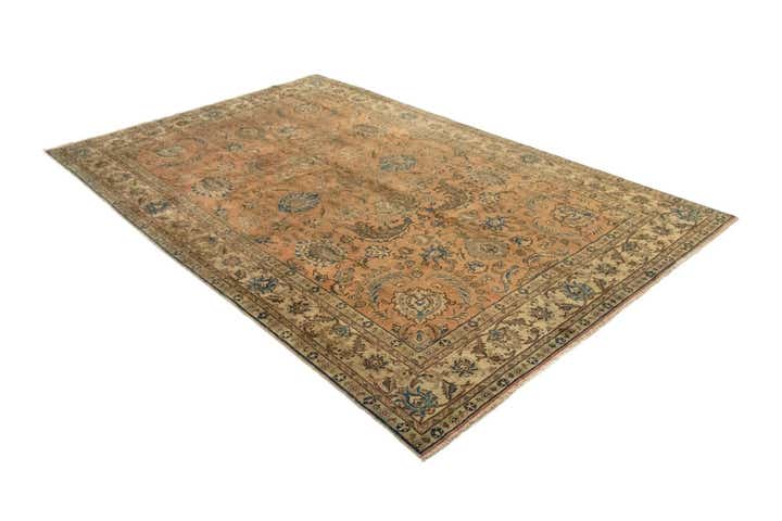 7' 7 x 11' 5 Hand Knotted Sarough Persian Wool Rug