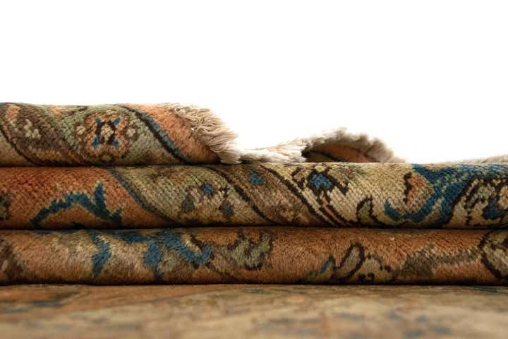 7' 7 x 11' 5 Hand Knotted Sarough Persian Wool Rug