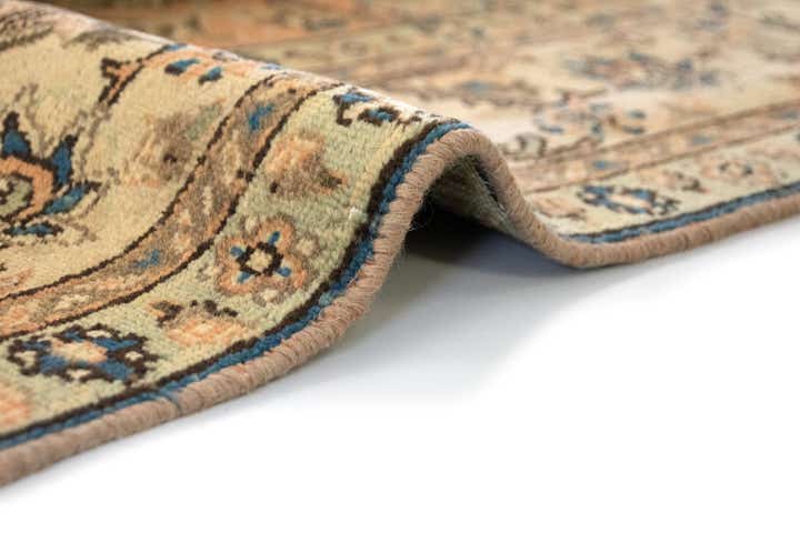 7' 7 x 11' 5 Hand Knotted Sarough Persian Wool Rug