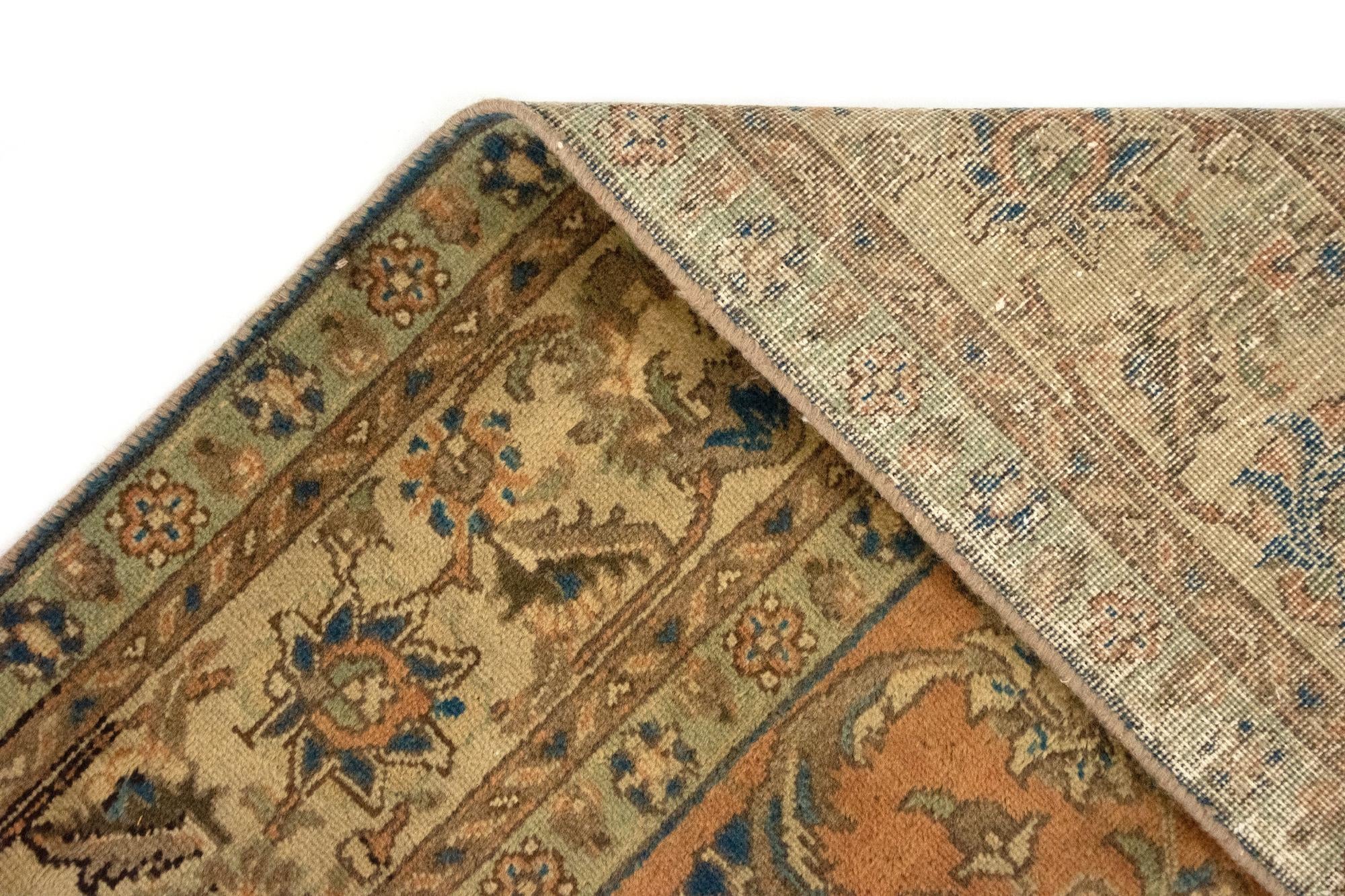 7' 7 x 11' 5 Hand Knotted Sarough Persian Wool Rug