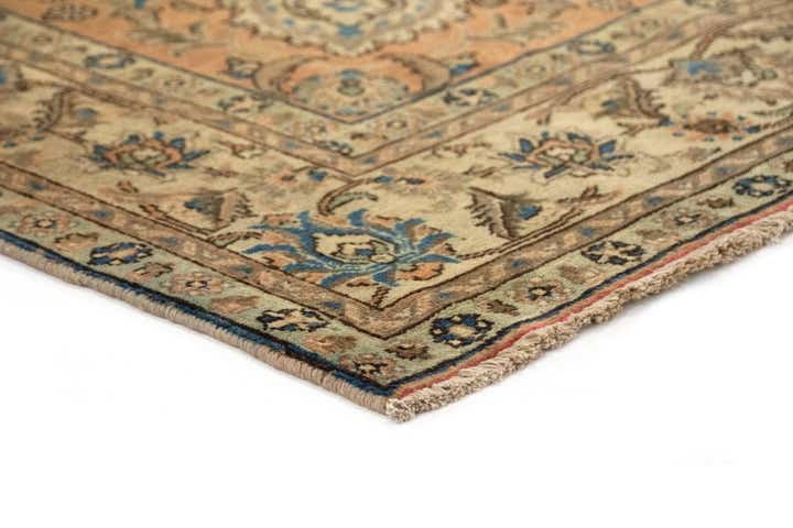 7' 7 x 11' 5 Hand Knotted Sarough Persian Wool Rug