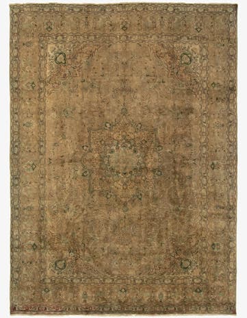 8' 6 x 11' 7 Hand Knotted Sarough Persian Wool Rug