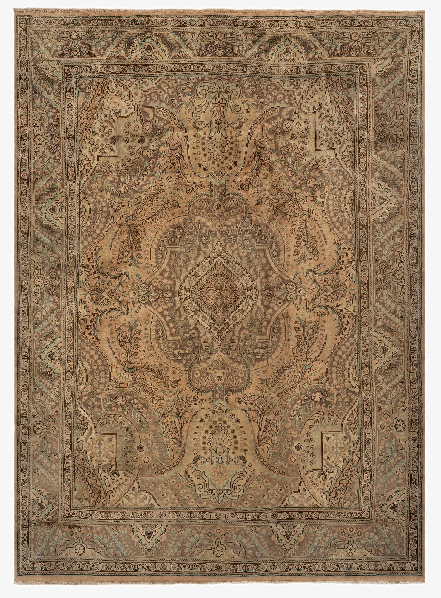 248cm x 340cm  Hand Knotted Sarough Persian Wool Rug