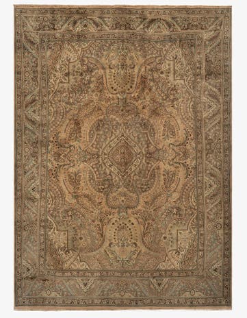 8' 2 x 11' 2 Hand Knotted Sarough Persian Wool Rug