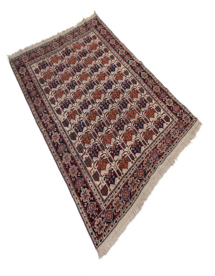 Detail image of 4' 11 x 6' 5  Hand Knotted Shahrebabek Wool Rug