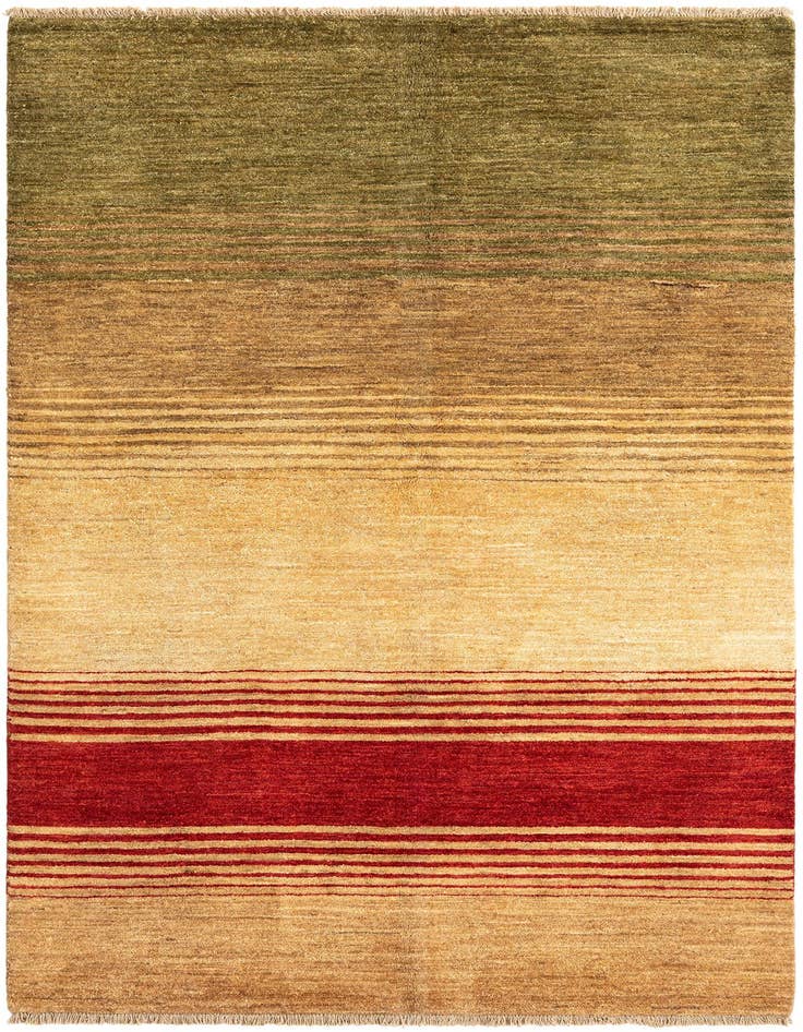 Detail image of 4' 11 x 6' 10 Shayan Wool Rug