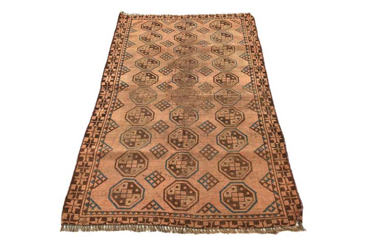 3' x 5' 3 Hand Knotted Shiraz Persian Wool Rug