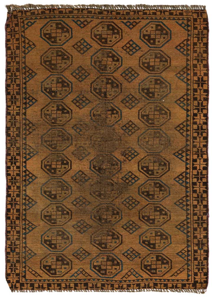 3' x 5' 3 Hand Knotted Shiraz Persian Wool Rug