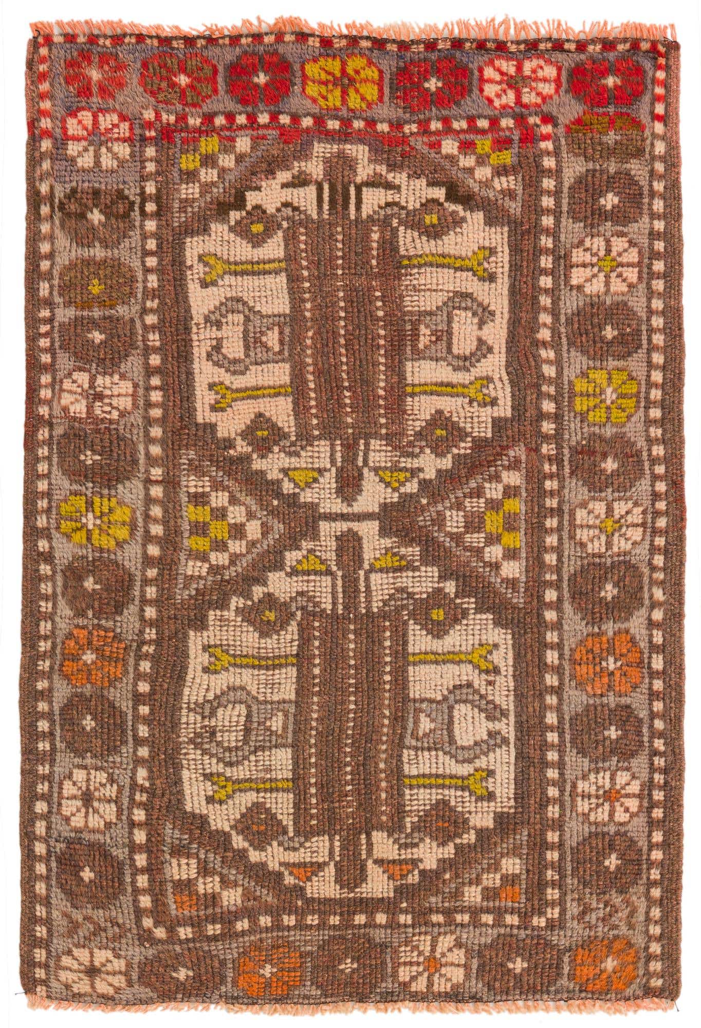 2' 5 x 3' 6 Hand Knotted Shiraz Persian Wool Rug