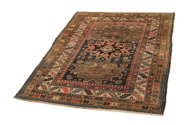 Detail image of 4' 1 x 5' 5 Shirvan Rug