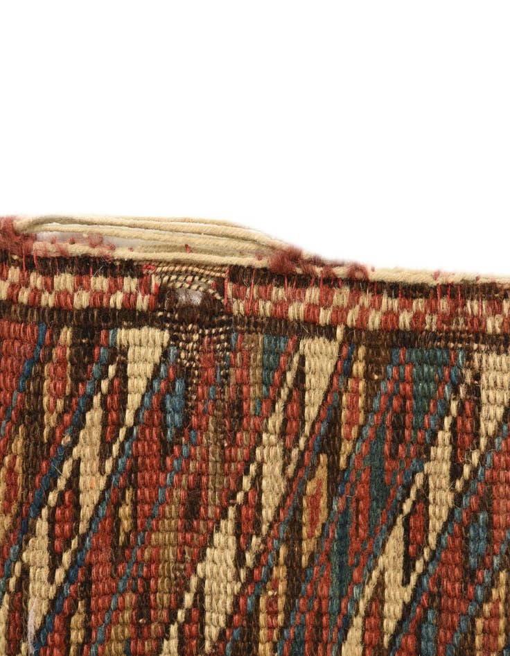 Detail image of 3' 4 x 3' 9  Hand Knotted Shirvan Persian Wool Rug