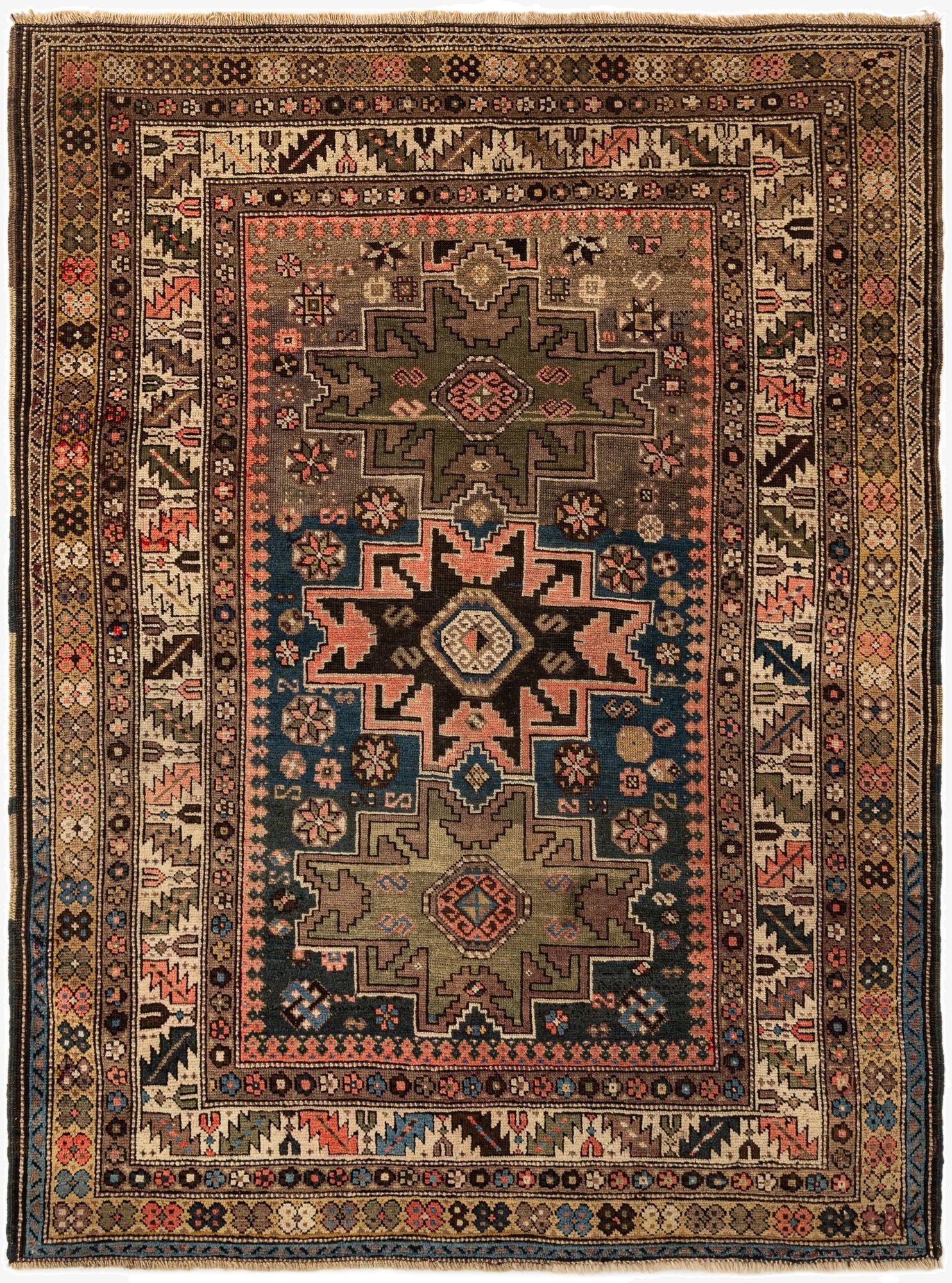 4' 1 x 5' 5 Shirvan Rug