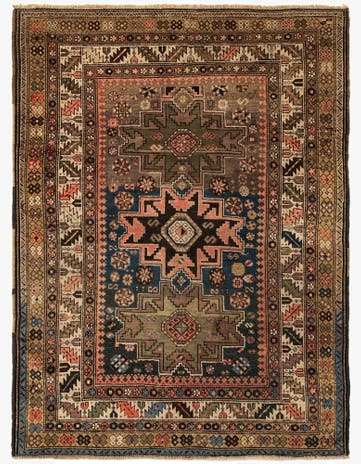 4' 1 x 5' 5 Shirvan Rug