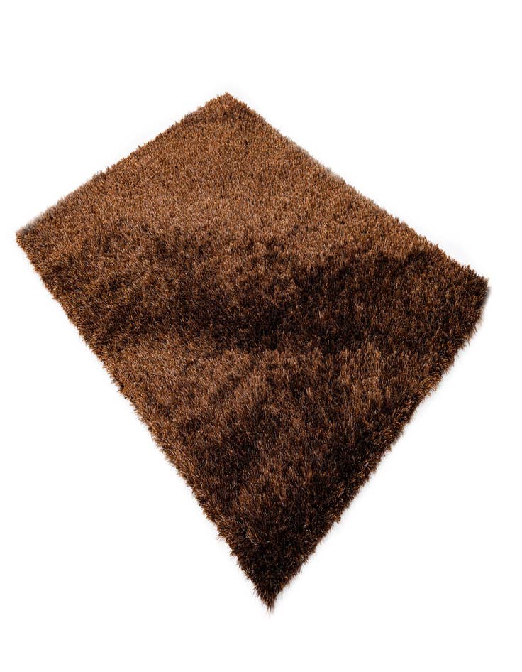 Detail image of 5' x 6' 8  Hand Knotted Solid Shag Rug