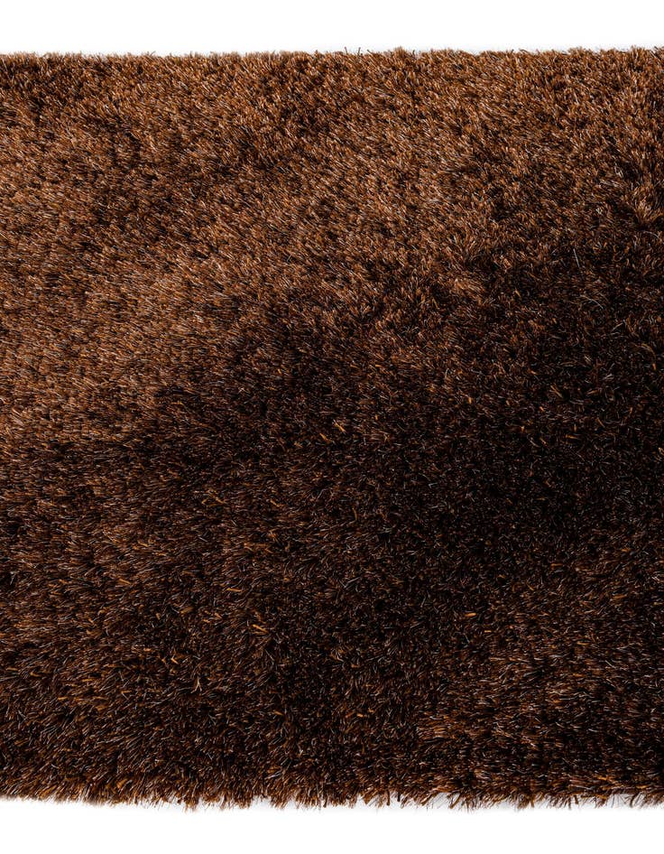 Detail image of 5' x 6' 8  Hand Knotted Solid Shag Rug