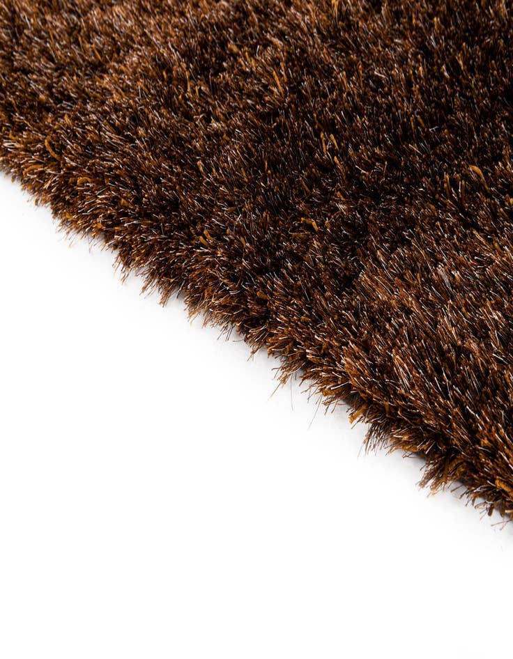 Detail image of 5' x 6' 8  Hand Knotted Solid Shag Rug