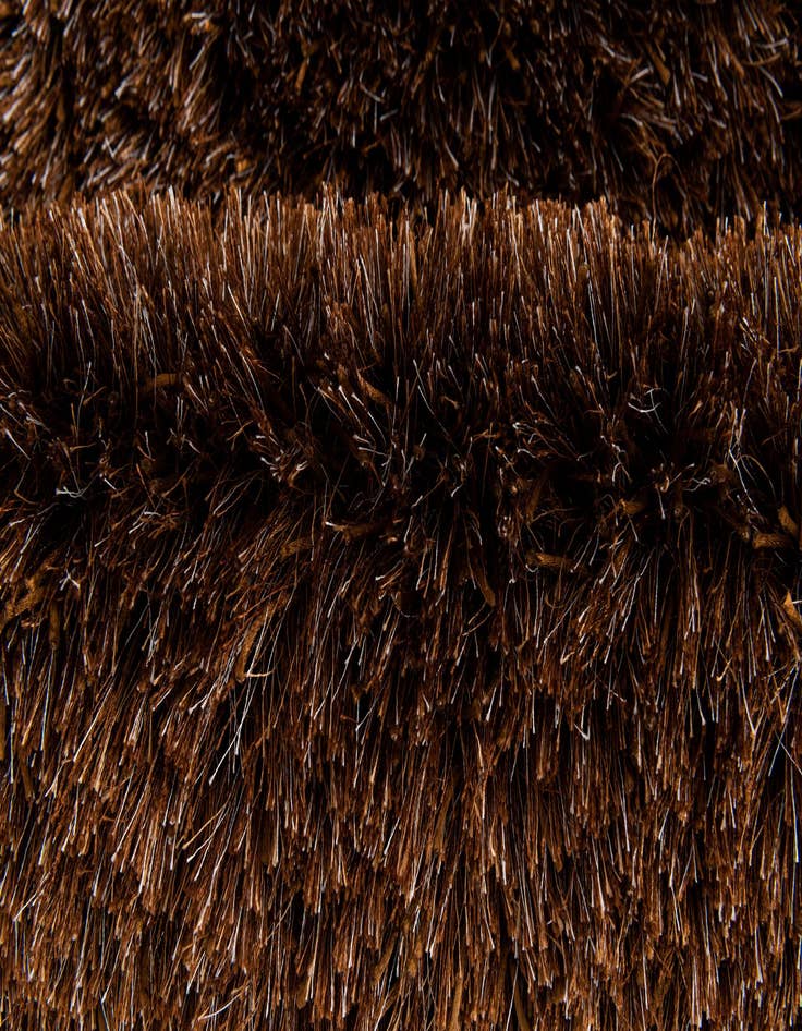 Detail image of 5' x 6' 8  Hand Knotted Solid Shag Rug