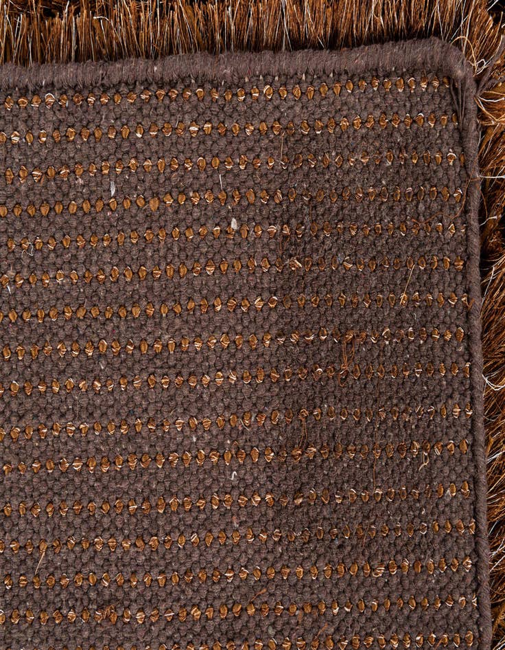 Detail image of 5' x 6' 8  Hand Knotted Solid Shag Rug