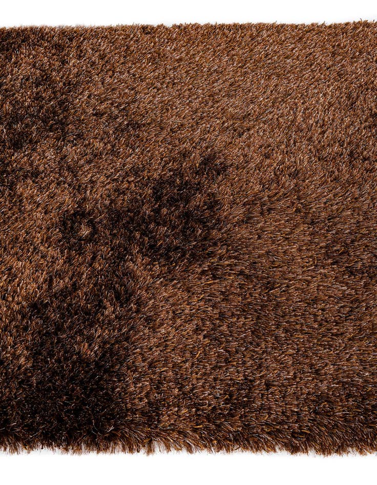 Detail image of 5' x 6' 7  Hand Knotted Solid Shag Rug