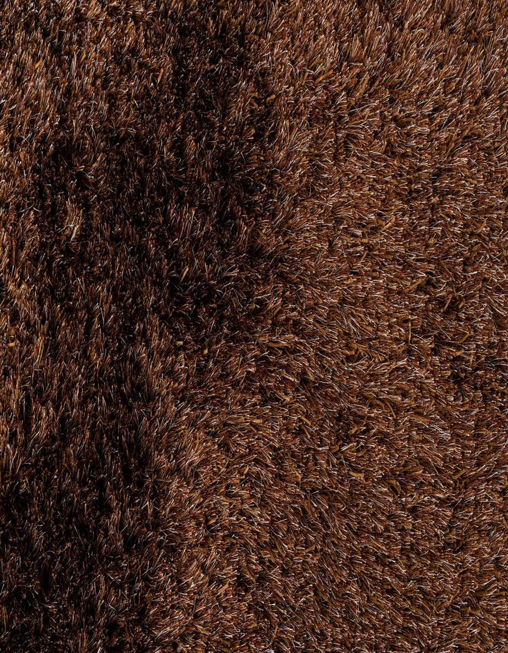 Detail image of 5' x 6' 7  Hand Knotted Solid Shag Rug