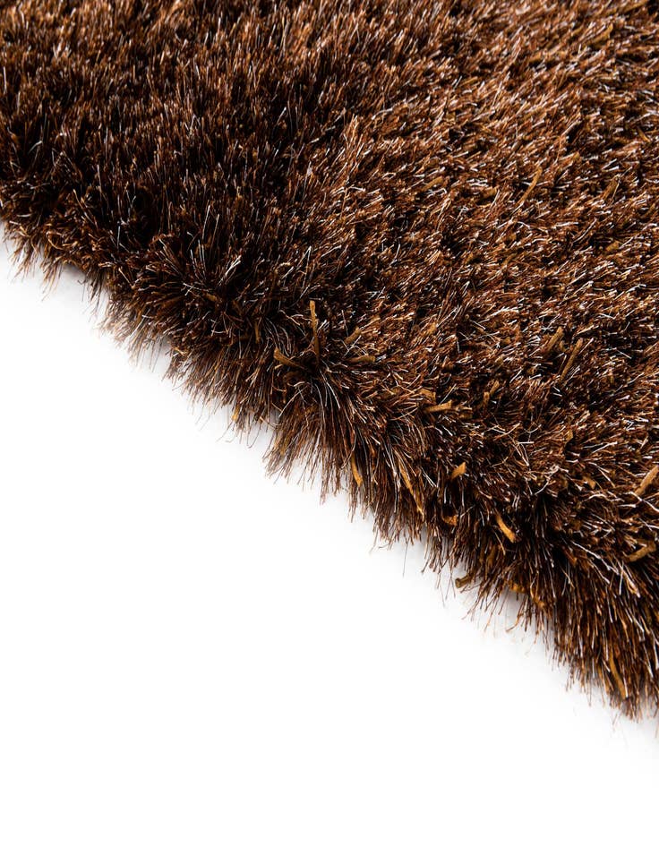 Detail image of 5' x 6' 7  Hand Knotted Solid Shag Rug