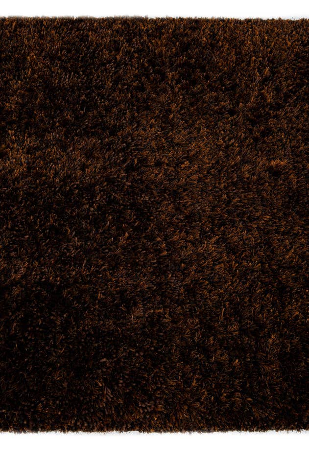 Detail image of 5' x 6' 10 Hand Knotted Solid Shag Rug