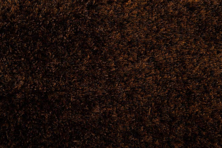 Detail image of 5' x 6' 10 Hand Knotted Solid Shag Rug