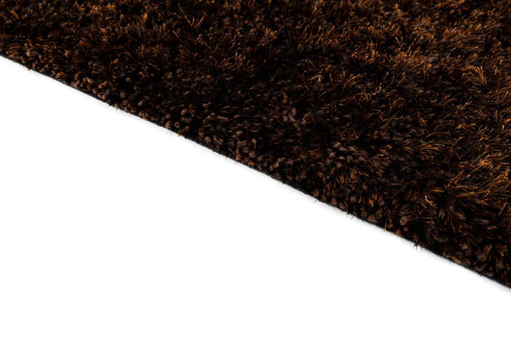 Detail image of 5' x 6' 10 Hand Knotted Solid Shag Rug