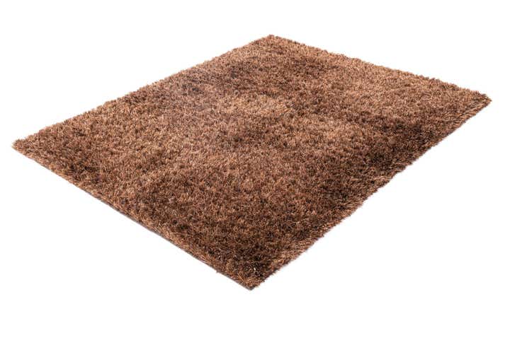 5' 2 x 6' 7 Hand Knotted Solid Shag Rug