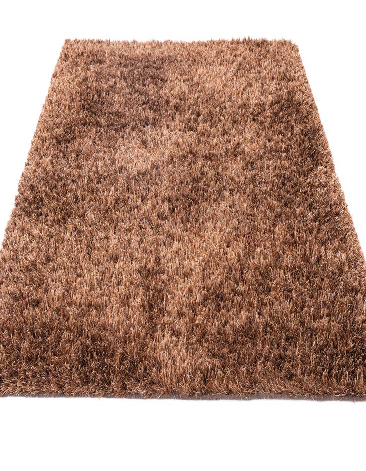 Detail image of 5' 2 x 6' 7  Hand Knotted Solid Shag Rug