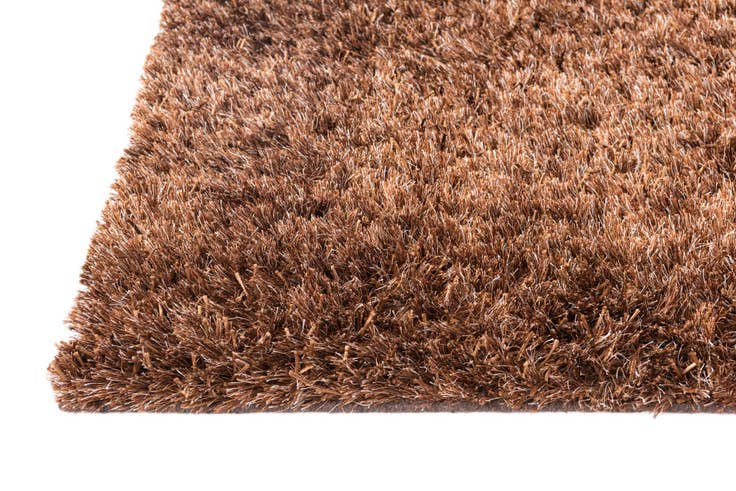 Detail image of 5' 2 x 6' 7 Hand Knotted Solid Shag Rug