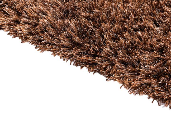 5' 2 x 6' 7 Hand Knotted Solid Shag Rug