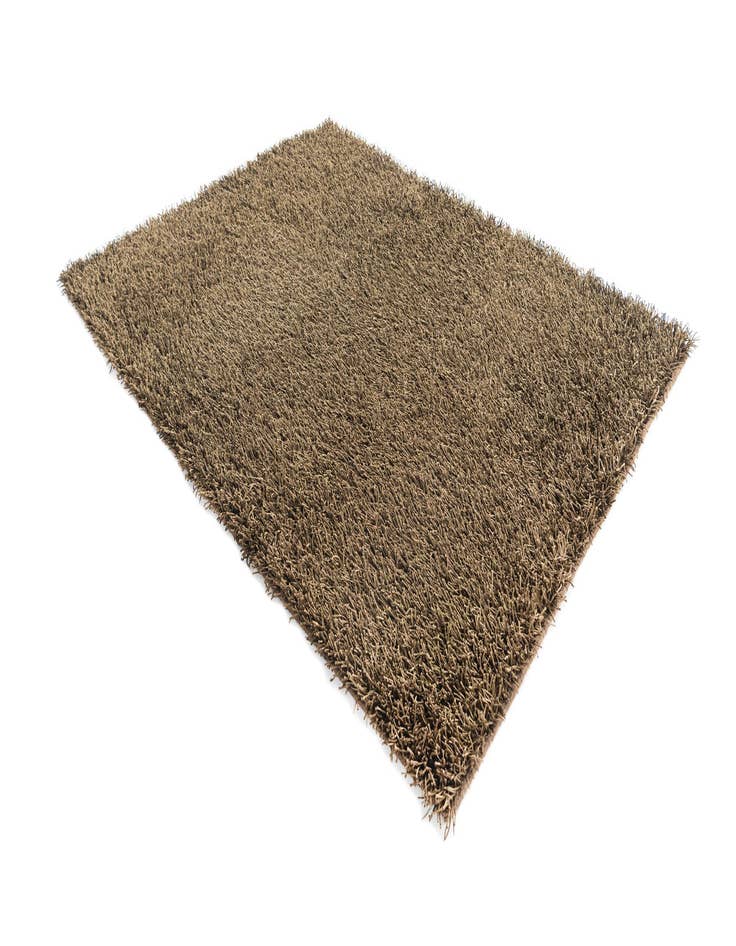 Detail image of 5' 2 x 6' 8 Hand Knotted Solid Shag Oriental Rug