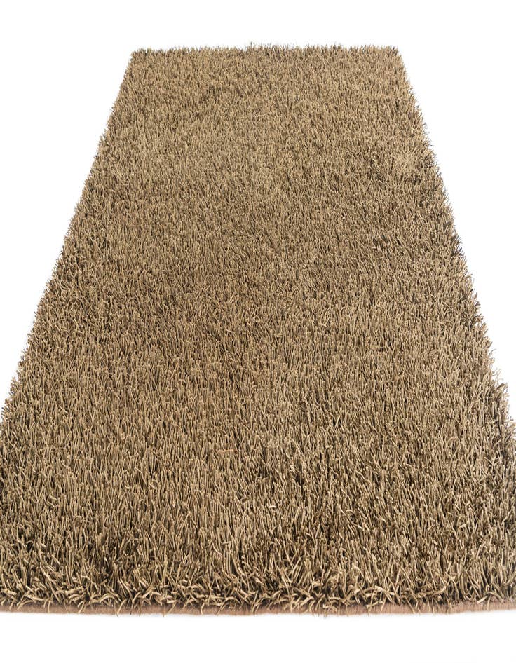 Detail image of 5' 2 x 6' 8 Hand Knotted Solid Shag Oriental Rug