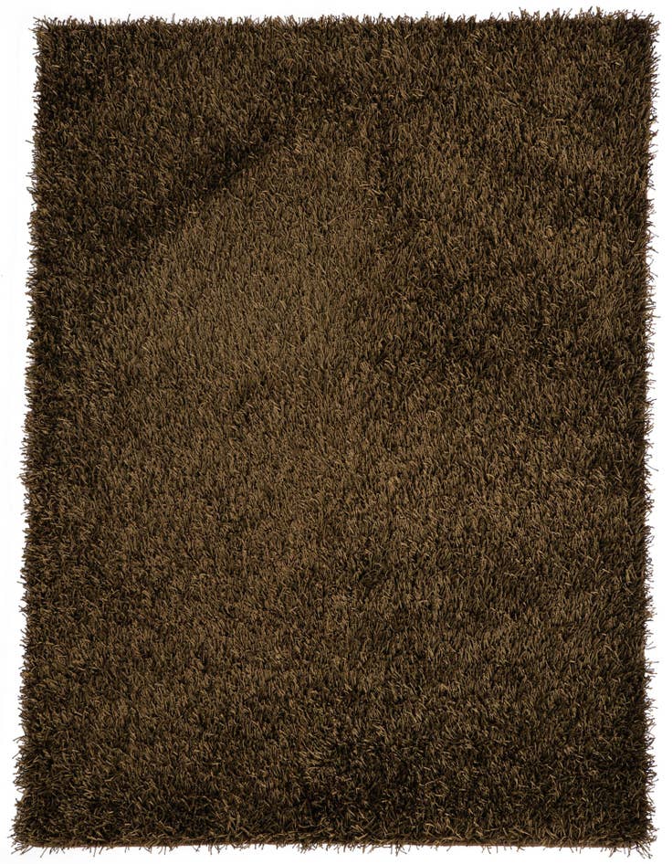 Detail image of 5' 2 x 6' 8  Hand Knotted Solid Shag Oriental Rug