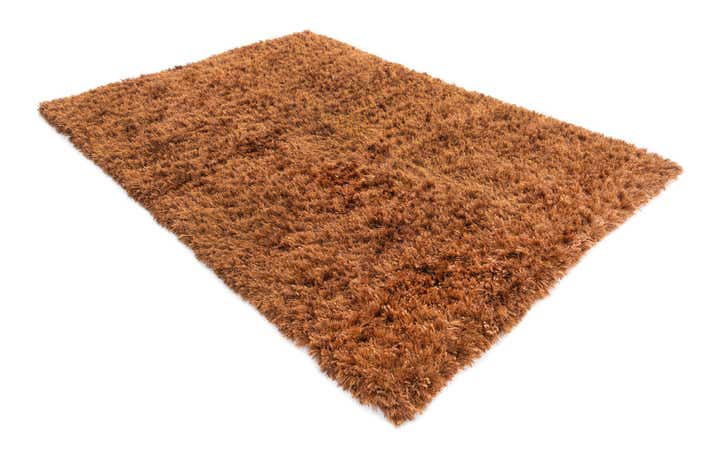 4' 10 x 6' 9 Hand Knotted Solid Shag Oriental Rug